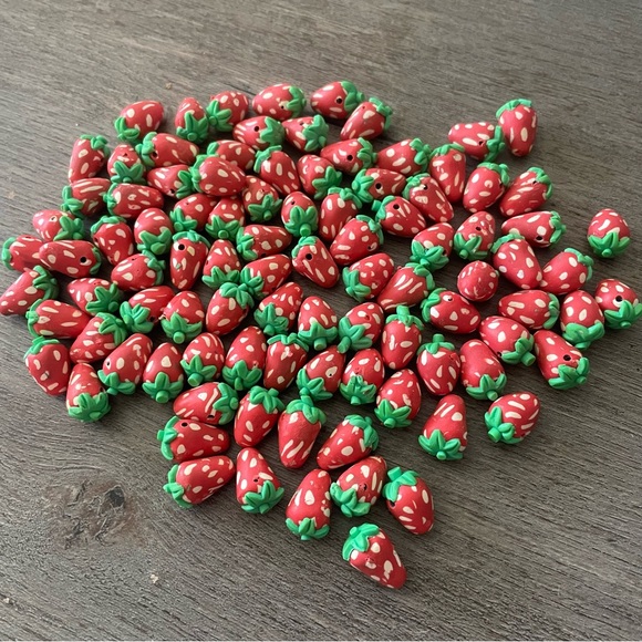 Panda Hall Other - Strawberry Shaped Beads
